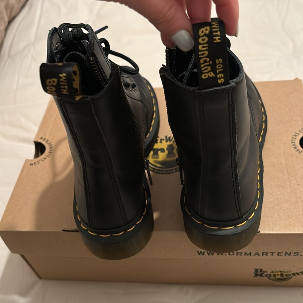 Dr. Martens 1460 Pascal Front Zip Boots Size 6 - Picture 4 of 10